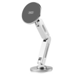 Автотримач XO C148 Universal Magnetic metal 360° rotating Holder Silver