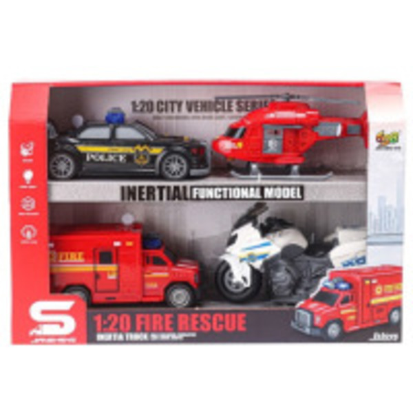 Игрушка CARS S Набор Спасательная служба 4в1 1:20 (CJ-4835124)