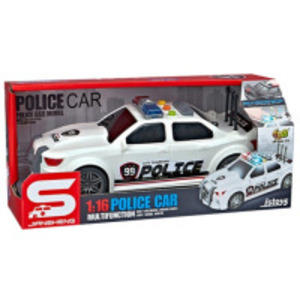 Іграшка CARS S Поліцейська машина чорна 1:16 (CJ-2924205)