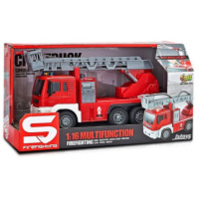 Іграшка CARS S Пожежна машина з розприскувачем води та драбиною 1:16 (CJ-2180230)