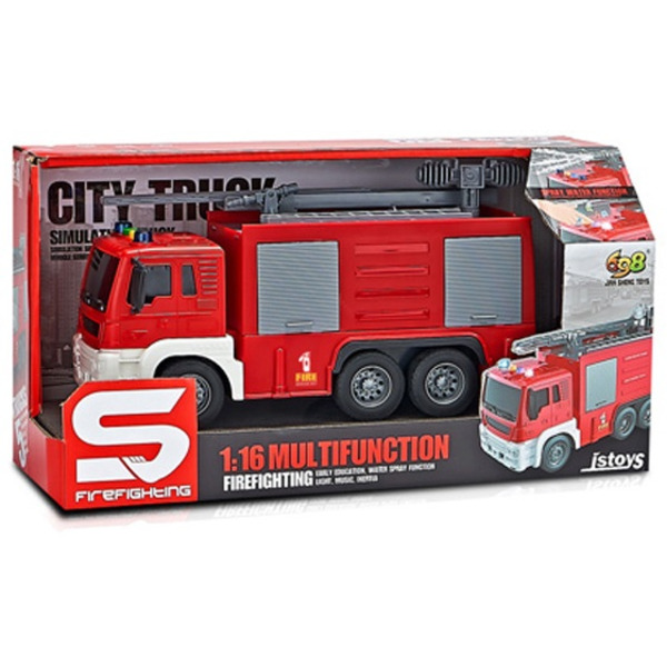 Іграшка CARS S Пожежна машина з розприскувачем води 1:16 (CJ-2180231)