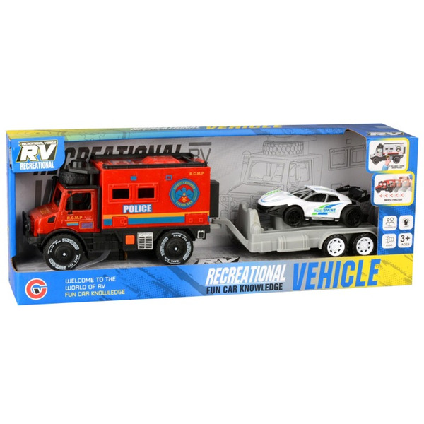 Игрушка CARS S Полицейский грузовик с прицепом и спорткаром в ассортименте (CJ-4512170)