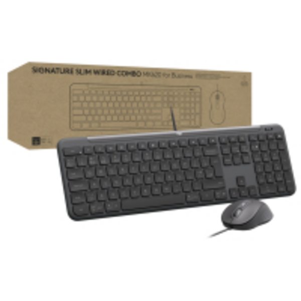 IT набір Logitech Signature Slim MK620 Wired Combo for Business - GRAPHITE (920-013349)