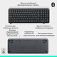 IT набір Logitech MK250 Wireless Combo Graphite UKR