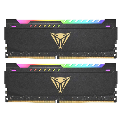 Модуль памяти DDR4 2x32GB/3200 Patriot Viper Steel RGB Black (PVSR464G320C8K)