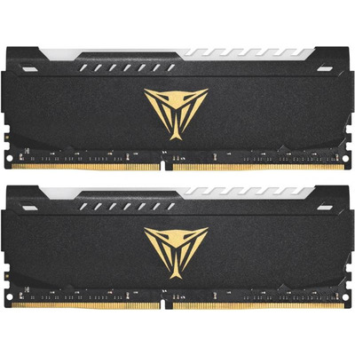 Модуль памяти DDR4 2x32GB/3200 Patriot Viper Steel RGB Black (PVSR464G320C8K)