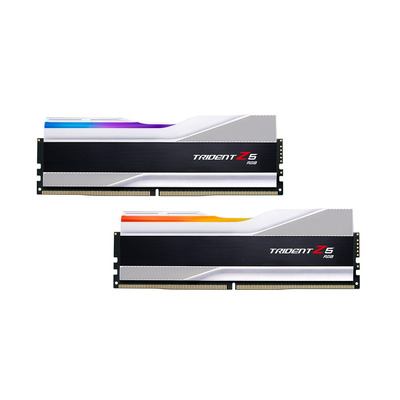 Модуль памяти DDR5 2x16GB/6400 G.Skill Trident Z5 RGB Silver (F5-6400J3239G16GX2-TZ5RS)