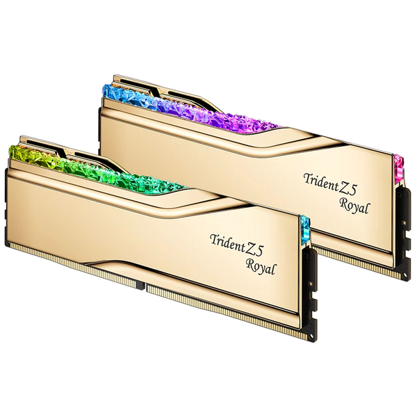Модуль памяти DDR5 2x16GB/6400 G.Skill Trident Z5 Royal Gold (F5-6400J3039G16GX2-TR5G)