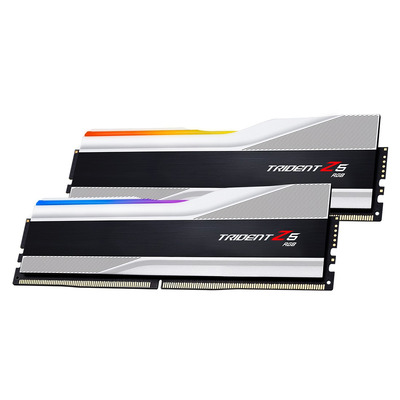 Модуль памяти DDR5 2x16GB/8000 G.Skill Trident Z5 RGB Silver (F5-8000J3848H16GX2-TZ5RS)