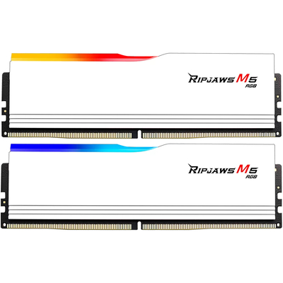 Модуль памяти DDR5 2x32GB/6000 G.Skill Ripjaws M5 RGB White (F5-6000J3238G32GX2-RM5RW)