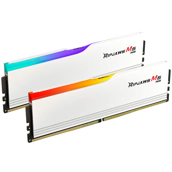 Модуль памяти DDR5 2x32GB/6000 G.Skill Ripjaws M5 RGB White (F5-6000J3238G32GX2-RM5RW)