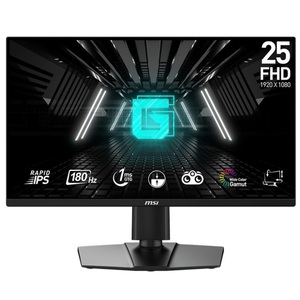 Монитор MSI 24.5" G255PF E2 IPS Black 180Hz; 1920x1080, 300 кд/м2, 1 мс, DisplayPort, 2xHDMI, динамики