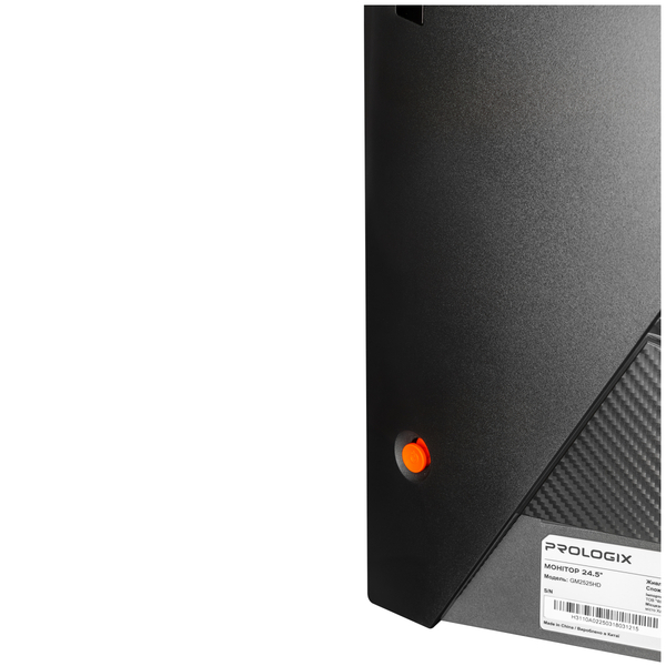 Монитор Prologix Gaming 24.5" GM2525HD IPS Black; 1920х1080 (200 Гц), 1 мс, 400 кд/м2, HDMI, DisplayPort, динамики