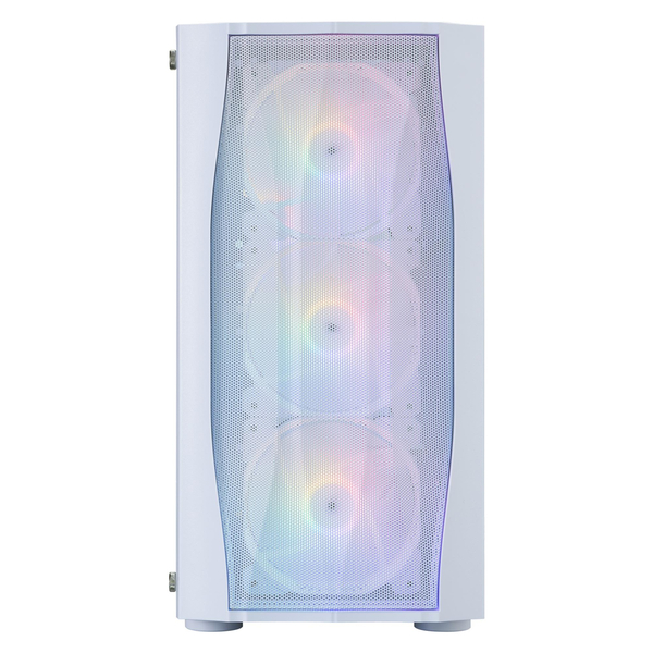 Корпус 1stPlayer X3-M-WH-4F1-W White без БП