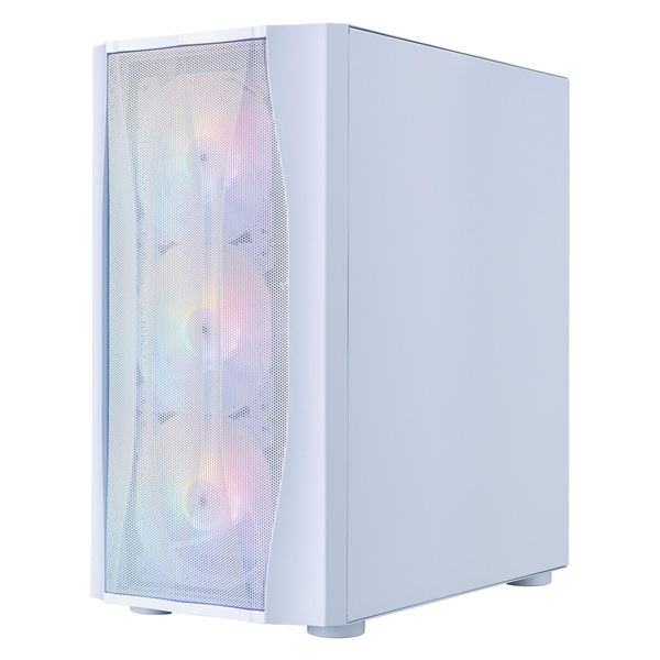 Корпус 1stPlayer X3-M-WH-4F1-W White без БП