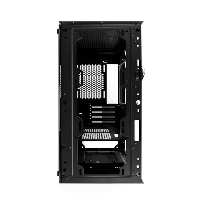 Корпус 1stPlayer X4-M-BK-2F1P-1F1 Black без БП