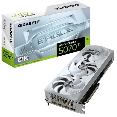 Видеокарта GF RTX 5070 Ti 16GB GDDR7 Eagle OC Ice Gigabyte (GV-N507TEAGLEOC ICE-16GD)