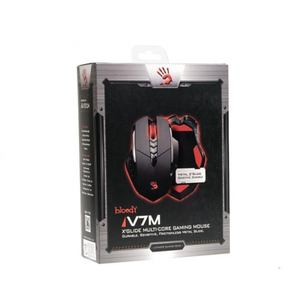 Мышь A4Tech V7M Bloody Black USB V-Track