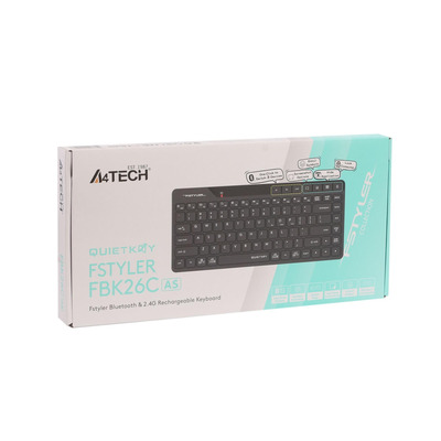 Клавиатура беспроводная A4Tech FBK26C AS Black