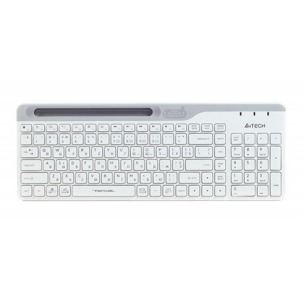 Клавиатура беспроводная A4Tech Fstyler FBK25 White