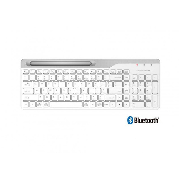 Клавиатура беспроводная A4Tech Fstyler FBK25 White