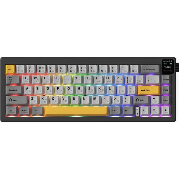 Клавиатура беспроводная Ajazz AK650 Flying Fish Switch Black (AK650-FF-BGY)