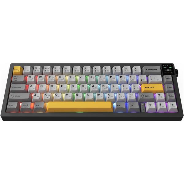 Клавиатура беспроводная Ajazz AK650 Flying Fish Switch Black (AK650-FF-BGY)