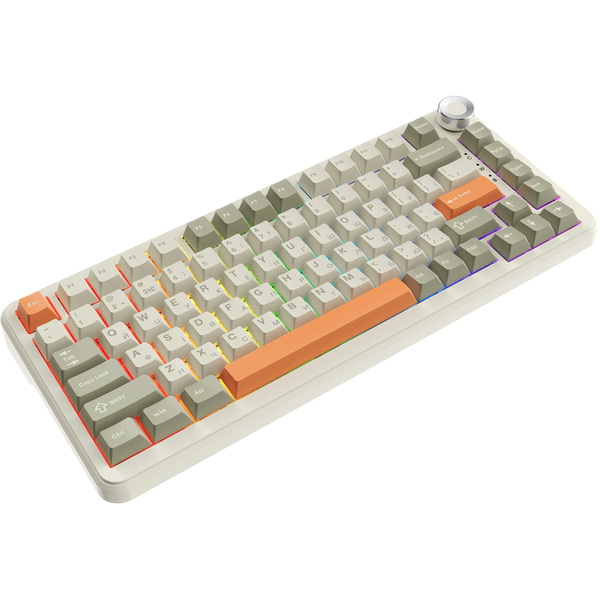 Клавиатура беспроводная Ajazz AK820 Max Flying Fish Switch Retro Colour (AK820MAX-FF-R)