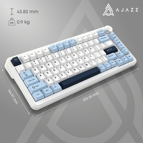 Клавиатура беспроводная Ajazz AK820 Max Plus Day Dream Switch White (AK820MAX-DD-BWD)