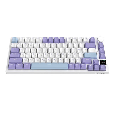 Клавиатура беспроводная Ajazz AK820 Pro Flying Fish Switch Purple RGB With Screen (AK820PRO-FF-PWB)