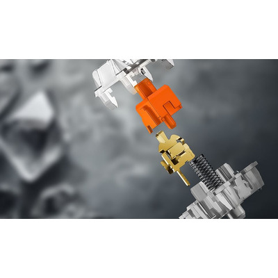 Клавиатура беспроводная Hator Rockfall 3 Mecha TKL Wireless Orange Black (HTK850UA)