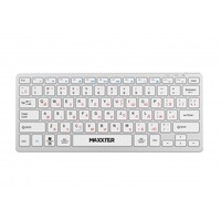 Клавиатура беспроводная Maxxter KBW-C01S-UA Silver