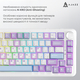 Клавиатура Ajazz AK820 Max Magnetic Switch White (AK820MAX-WM-PWB)