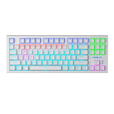 Клавиатура Aula F3032 KRGD Brown White (6948391201757)