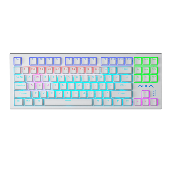 Клавиатура Aula F3032 KRGD Brown White (6948391201757)