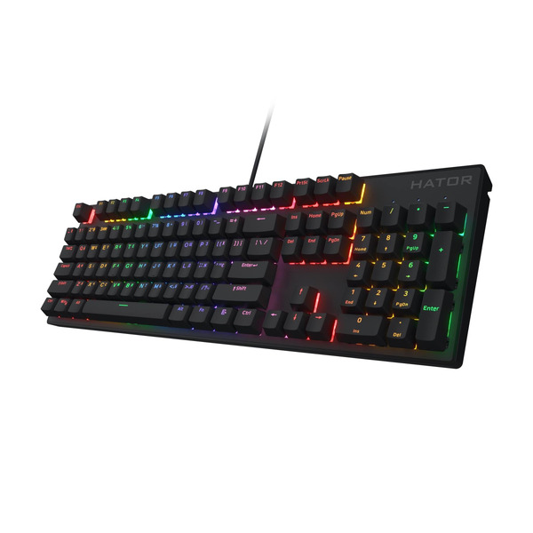 Клавиатура Hator Icefall Mecha Rainbow Black (HTK104UA)