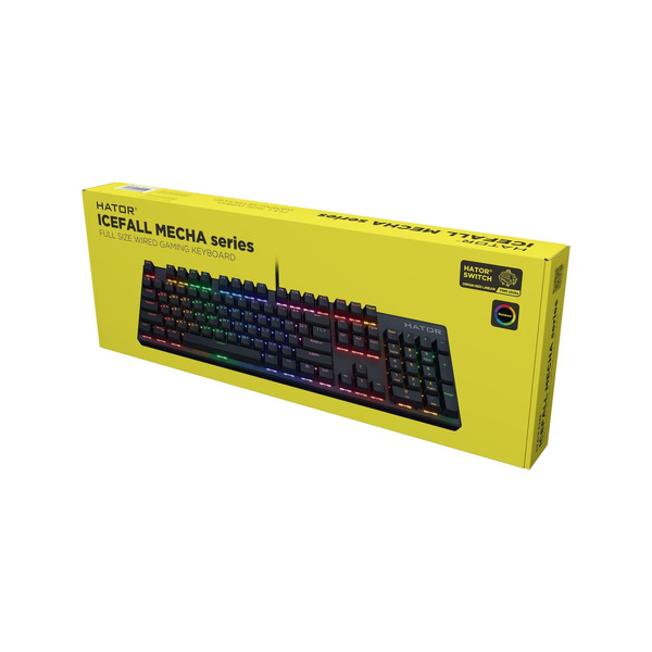 Клавиатура Hator Icefall Mecha Rainbow Black (HTK104UA)