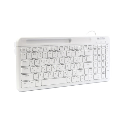 Клавиатура Maxxter KB-01W-UA White