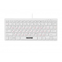 Клавиатура Maxxter KBM-C01W-UA White