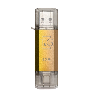 Флеш-накопитель USB 4GB Type-C T&G 009 Star Series Gold (TG009TC-4GGD)