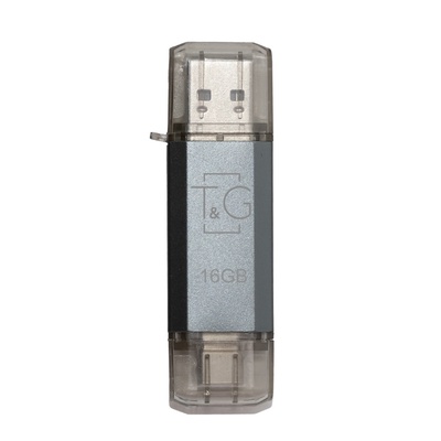 Флеш-накопитель USB 16GB Type-C T&G 009 Star Series Silver (TG009TC-16GSL)