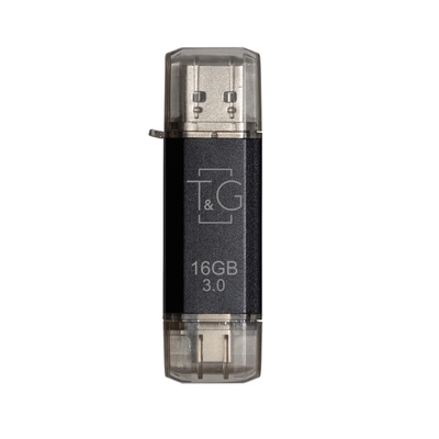 Флеш-накопитель USB 3.0 16GB Type-C T&amp;G 009 Star Series Black (TG009TC-16GBK3)