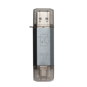 Флеш-накопитель USB 3.0 16GB Type-C T&amp;G 009 Star Series Silver (TG009TC-16GSL3)
