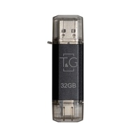 Флеш-накопитель USB 32GB Type-C T&G 009 Star Series Black (TG009TC-32GBK)