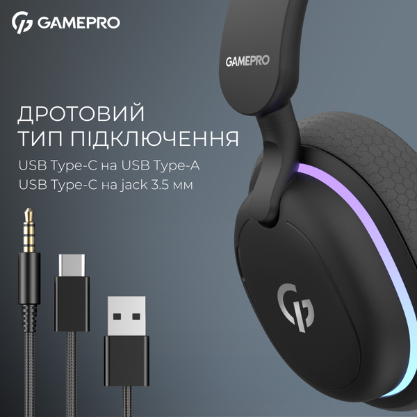 Навушники GamePro Asgard Bragi Black (HSW250B)