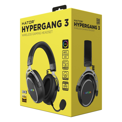 Гарнитура Hator Hypergang 3 Wireless Black (ESH55)