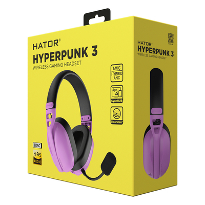 Гарнитура Hator Hyperpunk 3 Wireless Cyber Violet (ESH19)