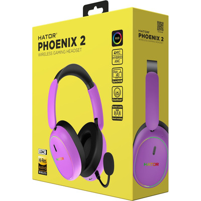 Гарнитура Hator Phoenix 2 Wireless Violet (ESH42)