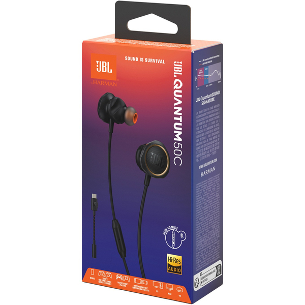 Навушники JBL Quantum 50C Black (JBLQTUM50CBLK)
