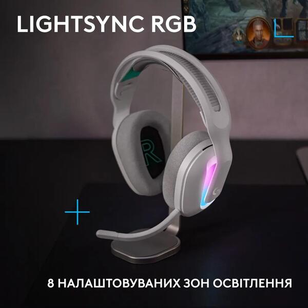 Навушники Logitech G522 LightSpeed Wireless Gaming Headset White (981-001550)